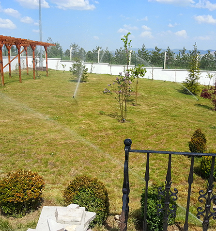 Ankara İncek 2 Adet Villa Sulama Projesi