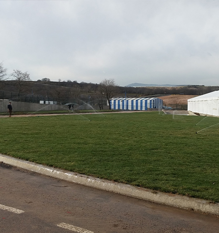 İstanbul Kurtköy Otomatik Sulama ve Rolo Çim Serim İşlemi