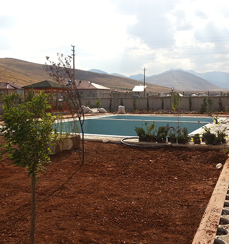 Kahramanmaraş Afşin Ahmet Aktaş Villası Bahçe Düzenleme İşi