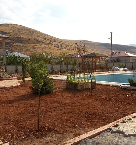 Kahramanmaraş Afşin Ahmet Aktaş Villası Bahçe Düzenleme İşi